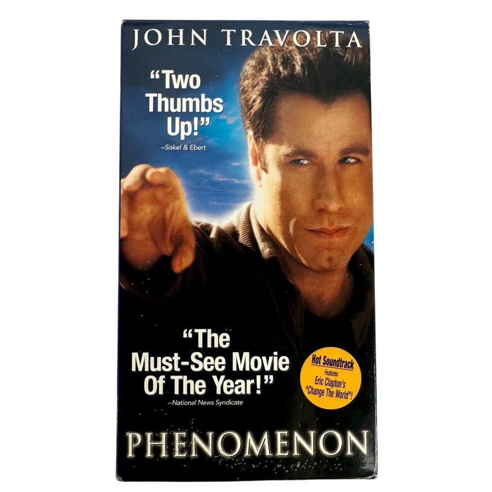 Phenomenon VHS 1996 John Travolta Drama Romance Like New Touchstone